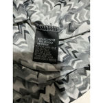 Womans Essentials By Milano Black White Gray 3/4 Sleeves Cross Over Blouse Xl Photo 3