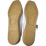 FABIOLAS Classy Buckle White MaryJane Low Heel Espadrilles EU Sz 39/8.5 Photo 2