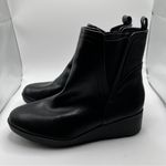 Taryn Rose NWOB  Saygee Black Wedge Heel Comfort Ankle Bootie size 8 Photo 0