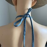 ASOS Denim Mini Dress with Halter Strap and Detatched Bell Sleeves Size 8 Photo 8