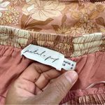 Petal and Pup  Women’s Osani Midi Skirt Pull On Tiered Boho in Floral Brown 2 Photo 9