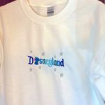 Gildan Disneyland Stitch embroidered crewneck on a brand crew. NWOT size small Photo 0