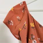 LA Hearts  Coral Pink Spring Floral off the Shoulder Crop Top | Size: L Photo 1