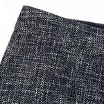 Brooks Brothers NWOT! Women’s Black Navy White Tweed Skirt Size 16 Fringe Lined Photo 5