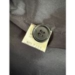 Theory  Black Beltless Trenchcoat Rain Coat $550 S Photo 8