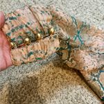 Karina Grimaldi Silk Snake Print Mini Dress Sheer Layer Sleeves Whimsy Romantic Photo 3