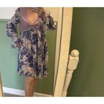 Free People Alice Vested Layered Dress Floral Purple Size SP Photo 8