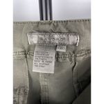 Sandro  Green Cargo Convertible Multipocket Roll Tab Adjustable Length Pants Sz 6 Photo 6