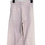 ZARA The Marine Straight Leg Vintage High Rise Raw Hem Relaxed Fit Jeans 4 Pink Photo 4