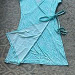 Attention  Wrap Dress Polka Dot Blue/ White Medium Photo 1