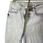 L'Agence  Denim Jeans Acid Wash 5 Pocket High Rise Distressed Photo 4