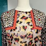 Anthropologie NWOT Bl^nk London Joelle Embroider Leopard peasant blouse XS $128 Photo 4