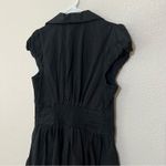 Free People  FP Chester Denim Mini Dress in Black NEW XS Photo 7