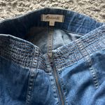 Madewell - Rigid Denim Zip Midi Skirt in Farley Wash - Size 25 Photo 5