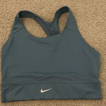 Nike Blue Dri-Fit Racerback Bra Sports Large Women’s Photo 0