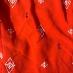 Sofia Jeans Women's Plus Double Ruffle Embroidered Top Size XL, Red Alert Photo 2