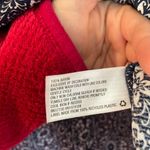 Knox Rose  navy printed lace trim peplum top xs Photo 3