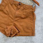 Madewell  Women’s Camp Shorts 2.5” Cotton High Rise in Burnt Sienna Size M Photo 4