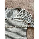 Athleta  Women's Long Sleeve striped pop‎ space dye black and white Sz 2XS Photo 4