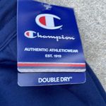 Champion Athleticwear navy blue sweat shorts pockets size large NEW Photo 5