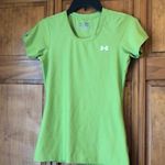Under Armour Fitted Lime Green Dri Fit Tee Medium Photo 0
