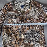 Westbound Animal Print Jacket Women’s Zip Up Jacket Size Petite Large  Petites Photo 4