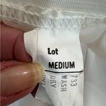 Vintage White Lace Petticoat Slip Skirt Medium Elastic Waist Tulle Ruffle Bridal Photo 11