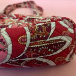 Vera Bradley Rosie Posie Red Pink Small Tote Bag / Shoulder Purse with Pockets Photo 13