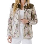 English Rose Floral Studded Jacket Size Small NWOT Photo 1