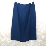Pendleton Midnight Navy Wool Pencil Skirt Photo 1