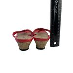 Montego Bay Club Women's Red Thong Wedges Photo 4
