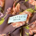 Flynn Skye Mauve Cottagecore rose floral halter romper wide leg, romantic XS Photo 7