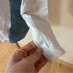 Bette & Court white pink blue collared half zipper golf shirt M Size M Photo 3