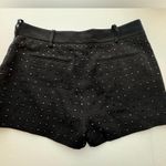 Diane Von Furstenberg  NAPLES HOT FIX CRYSTAL Shorts Black Size 6 Photo 3