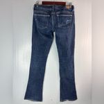American Eagle  Outfitters Skinny Kick 6 Blue Flare Jeans Photo 4