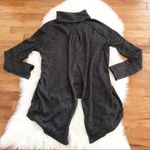 Free People Split Back High Low Gray Turtleneck Photo 6