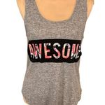 Mighty fine gray awesome tank top size large. Photo 0
