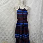 Banana Republic ‎ Halter Striped Flounce Midi Dress Rhapsody Size S NWT - FLAWED! Photo 12