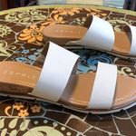 Esprit WHITE LEATHER SANDAL Sz: 9M Photo 0