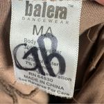 Balera Dancewear mocha ruffle pleated mini dress with bodysuit size medium Photo 4