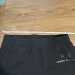Armani Exchange  women’s black sweatpants bedazzled size medium Photo 3