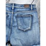 Judy Blue Distressed Denim Shorts Frayed Hem Ripped Blue Jean Cutoffs Size Large Photo 2
