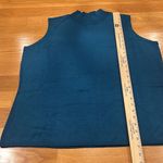 Jessica London  women’s deep teal mock neck sweater tank top size 22/24 . Photo 3