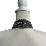 ASOS NEW NWT  Design Halter Crystal Embellished Fringe Dress In Silver Photo 9