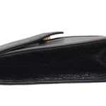 YSL Rare Yves Saint Laurent Black Leather Clutch Photo 4