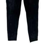 Free People  Stella Black Velvet High-Rise Skinny Jeans size 28 NWT Photo 5