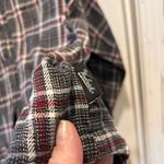 Woolrich  Cotton Flannel Plaid Onyx Red, White and Black‎ Button Down Women's XL Photo 2