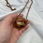 Harry Potter Hermoine Time Turner Long Gold Toned Necklace Photo 2