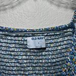 Old Navy Floral Puff Sleeve Smocked Midi Wrap Dress Women's Small boho cottage Photo 4