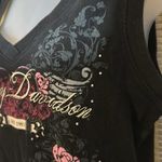 Harley Davidson Vintage 1990s Y2K Black Tank Top Marysville Washington Jrs Large Photo 10